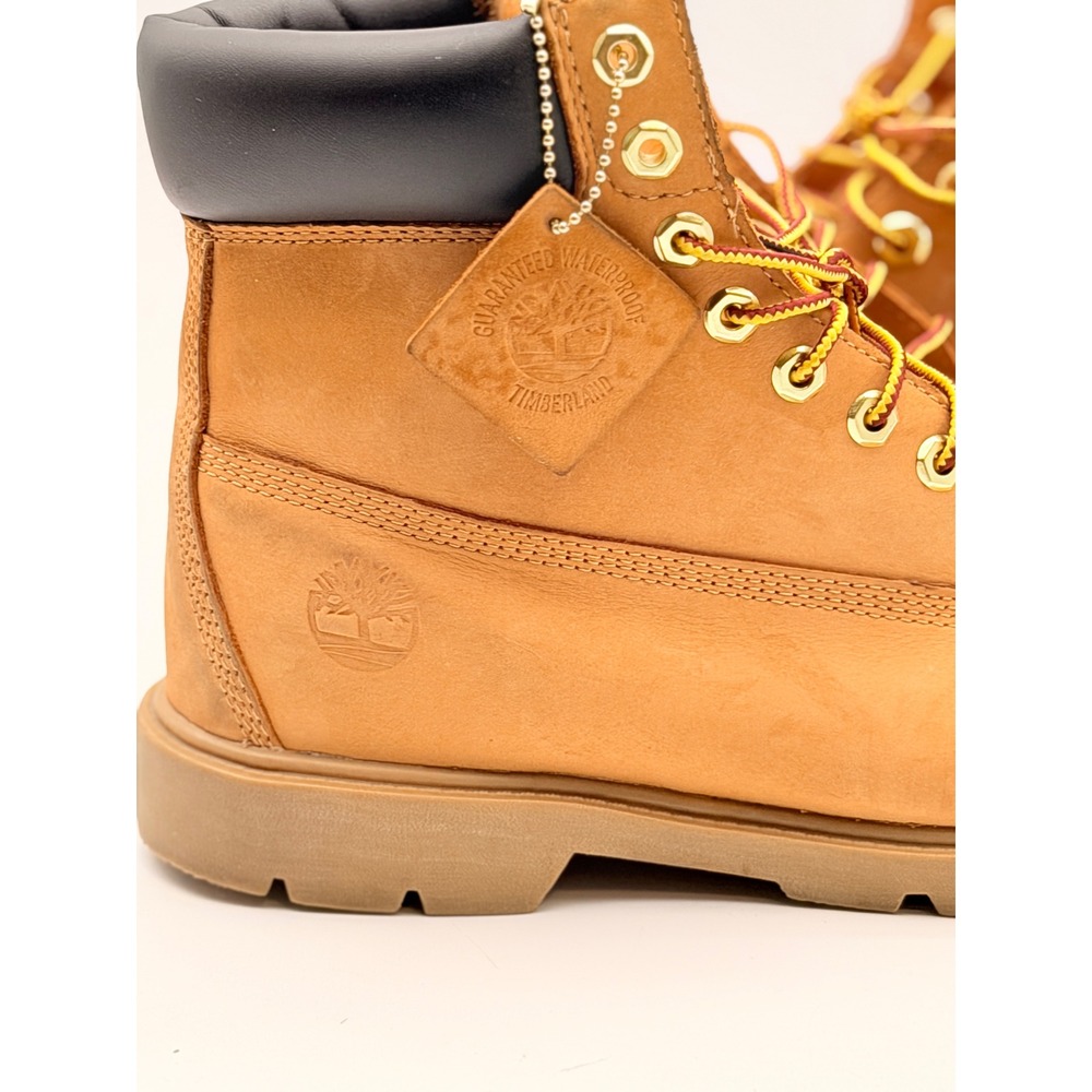 Timberland 6 Inch Premium Waterproof Boot Wheat Nubuck Mens 10 TB118094231